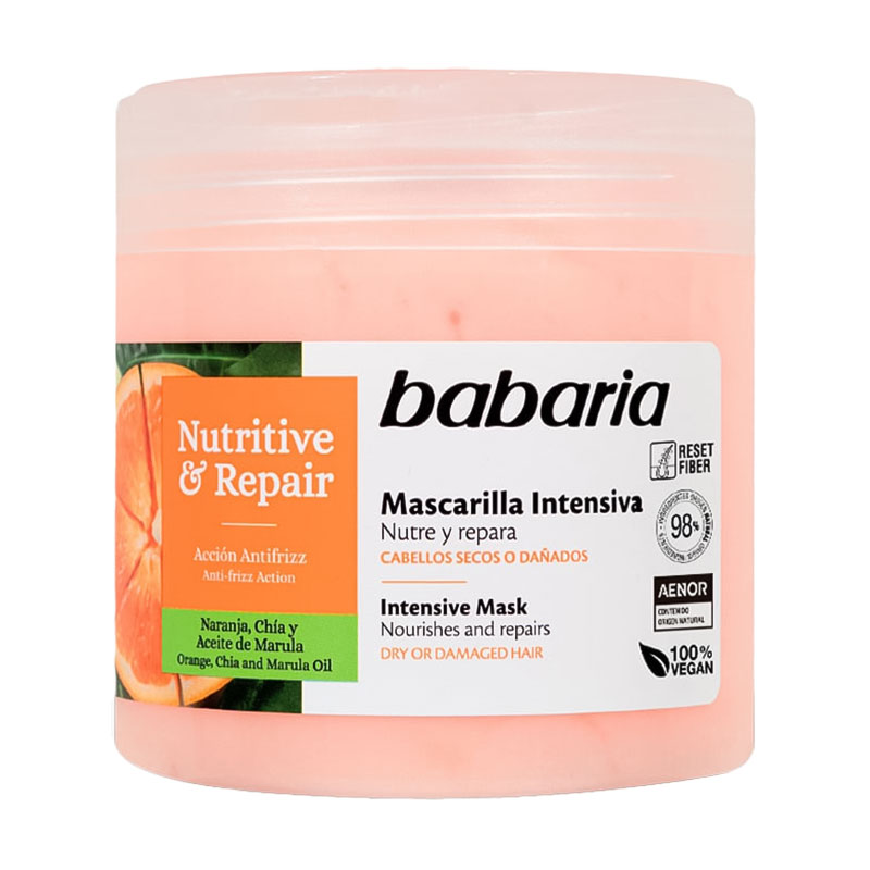 Інтенсивна маска для волосся Babaria Nutritive &amp; Repair Intensive Mask Живлення та відновлення, 400 мл